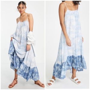 Free people “full on” maxi slip dress